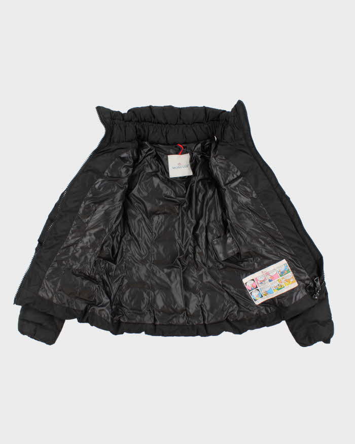 Womens Black Moncler Puffy Ski Coat - XXS