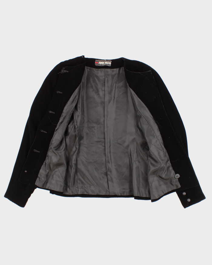Vintage 80s Fendi 365 Velvet Evening Jacket - S
