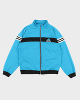 Vintage 90s Women's Blue Adidas Track Jacket - L