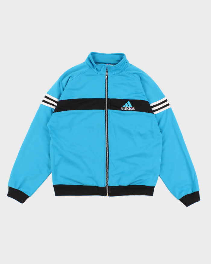 Vintage 90s Women's Blue Adidas Track Jacket - L