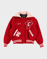 Vintage 80s Skookum Letterman Jacket - L