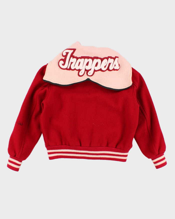 Vintage 80s Skookum Letterman Jacket - L