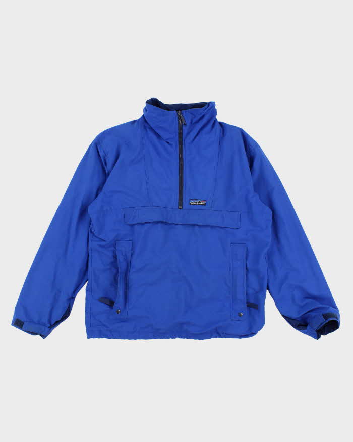 Womens Patagonia Blue Quarter Zip Ski Jacket - S