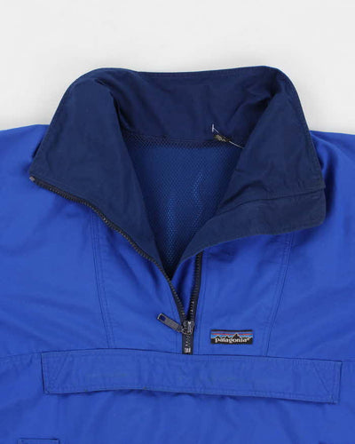 Womens Patagonia Blue Quarter Zip Ski Jacket - S