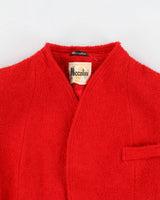 Vintage 80s Niccolini Darling Red Belted Coat - L
