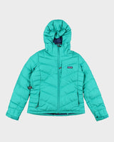 Patagonia Women's Goose Down Hooded Puffer Jacket - M