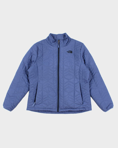 Women's The North Face Blue Quilted Jacket - XL