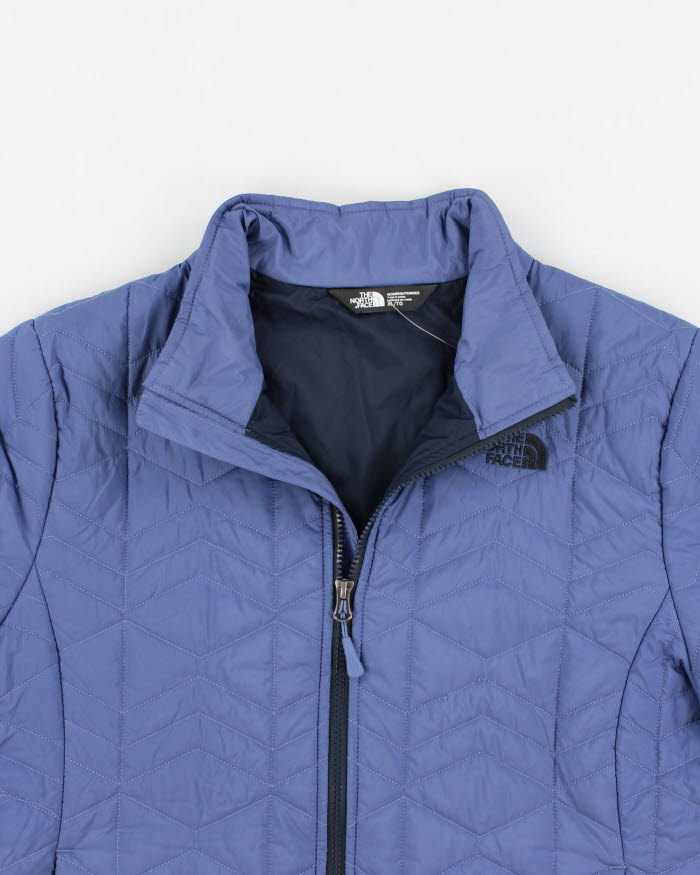 Women's The North Face Blue Quilted Jacket - XL