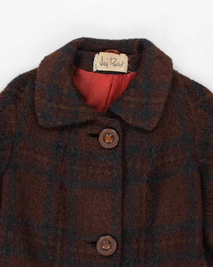 Vintage 70s Dellbury Llama Coat - L