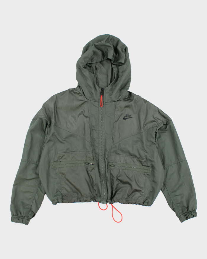 Nike Green Windrunner Hooded Cargo Jacket - L