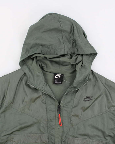 Nike Green Windrunner Hooded Cargo Jacket - L