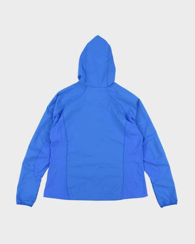 Woman's Blue Columbia Zip up Hooded Anorak - XL
