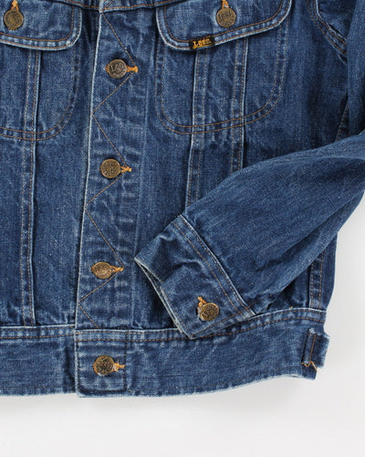 Vintage Woman's Medium Wash Lee Denim Jacket -= S