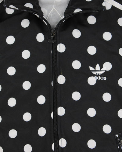 Women's Vintage Adidas Poka-Dot Track Jacket - L