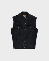 Vintage Levi's Black Denim Vest - S
