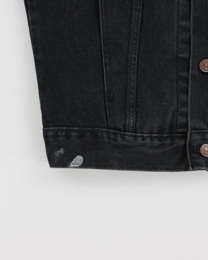 ジャケット・アウター LEVIS VINTAGE CLOTHING BLACK DENIM VEST Vintage Levi's Black Denim Vest - S – Rokit