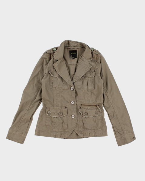 Y2K 00s Fitted Cargo Jacket - M – Rokit