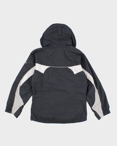 Vintage 90s/00s Columbia Women's Grey Hooded Jacket - S