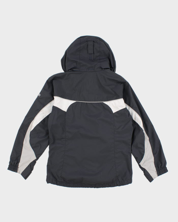Vintage 90s/00s Columbia Women's Grey Hooded Jacket - S