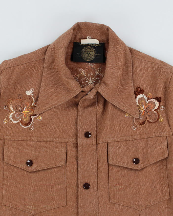Vintage Olympic of Canada Embroidered Shacket - M