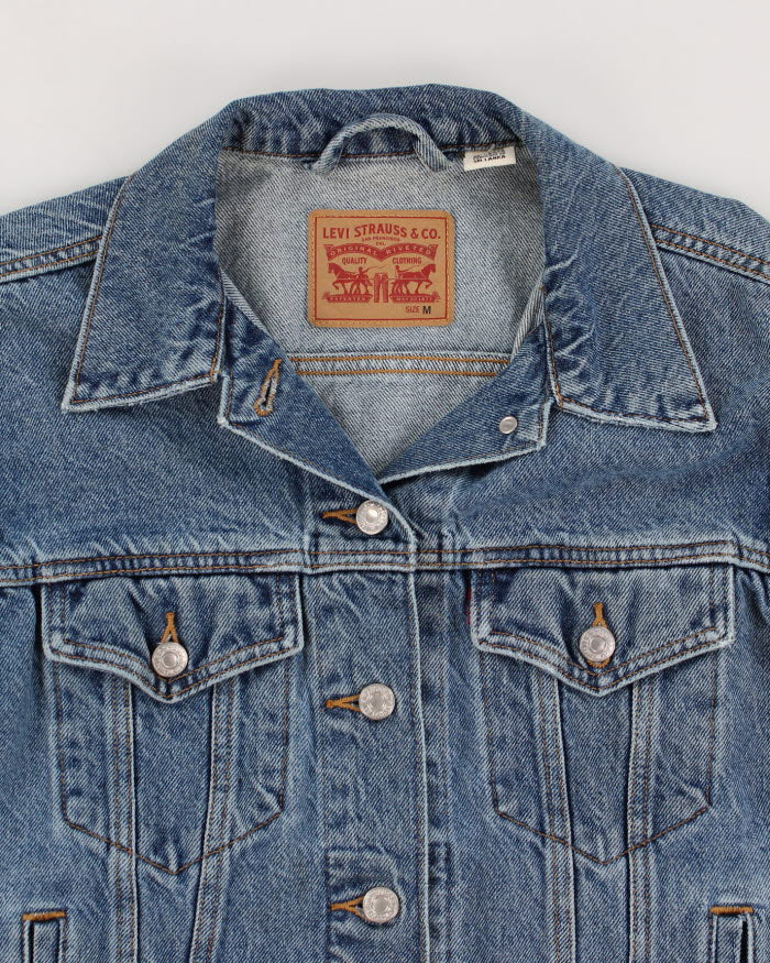 Womans Levis 1990s Button Up Denim Jean Jacket - M