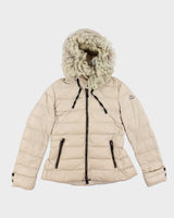 Women's Moncler Cintrat Fur-Trim Hooded Puffer Jacket - S