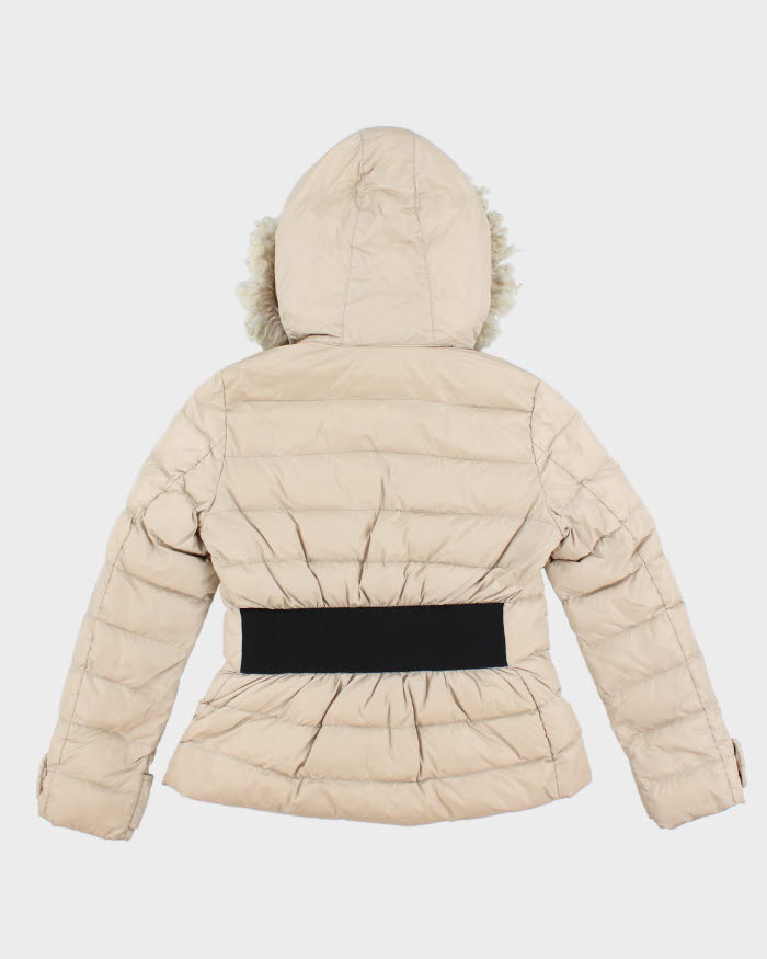 Women's Moncler Cintrat Fur-Trim Hooded Puffer Jacket - S