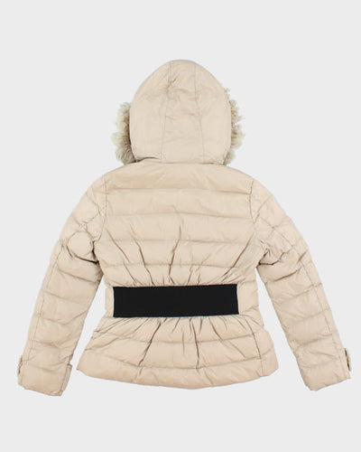 Women's Moncler Cintrat Fur-Trim Hooded Puffer Jacket - S