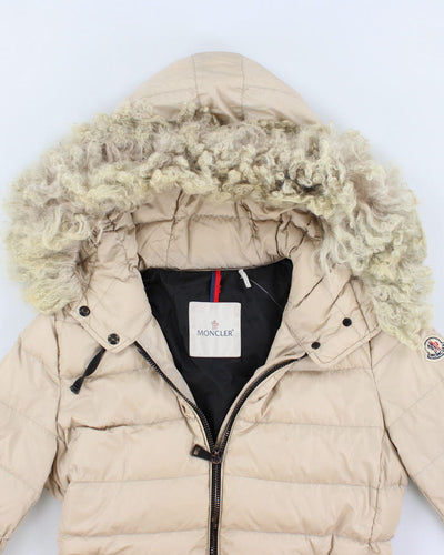 Women's Moncler Cintrat Fur-Trim Hooded Puffer Jacket - S