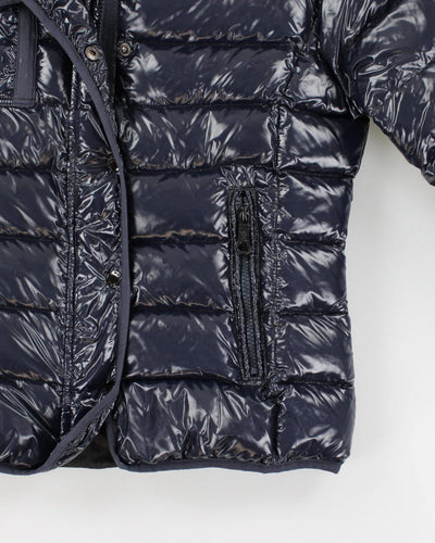 Women's Moncler Navy Zip Up Down Puffer Jacket - S