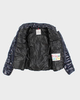 Women's Moncler Navy Zip Up Down Puffer Jacket - S
