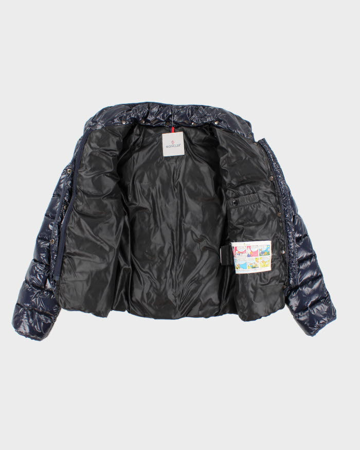Women's Moncler Navy Zip Up Down Puffer Jacket - S
