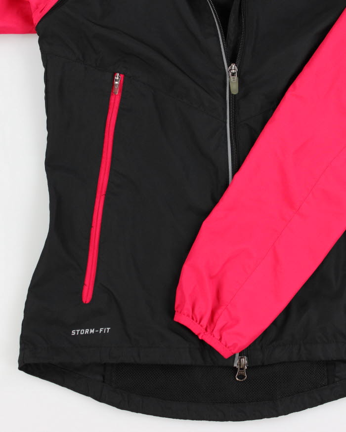Y2k Nike Pink And Black Jacket - S