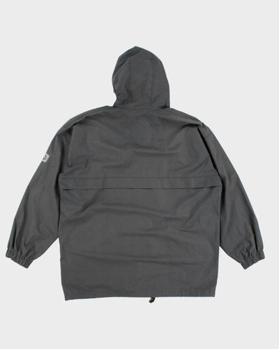 Jack Wolfskin Grey Windbreaker Jacket - L