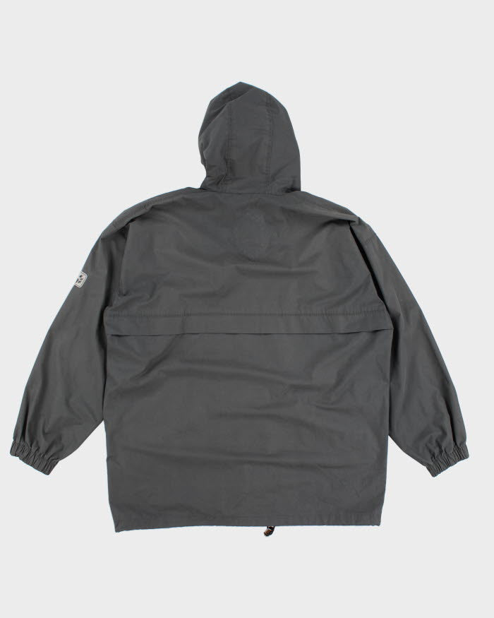 Jack Wolfskin Grey Windbreaker Jacket - L