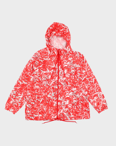 Columbia Womens Floral Windbreaker Jacket - L