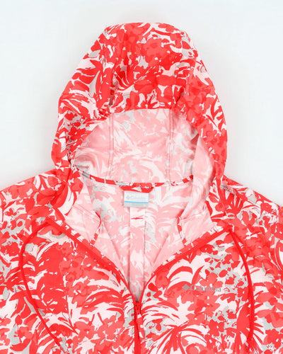 Columbia Womens Floral Windbreaker Jacket - L