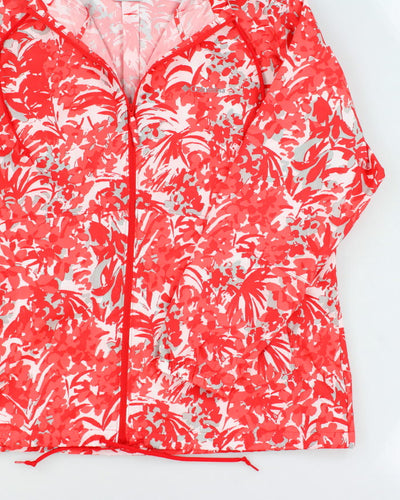 Columbia Womens Floral Windbreaker Jacket - L