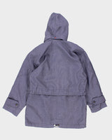 D'alliards Women's Purple Hooded Jacket - L