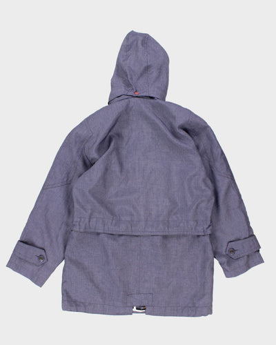 D'alliards Women's Purple Hooded Jacket - L