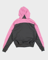 Y2k Women's Nike Pink And Grey Windbreaker Jacket - S