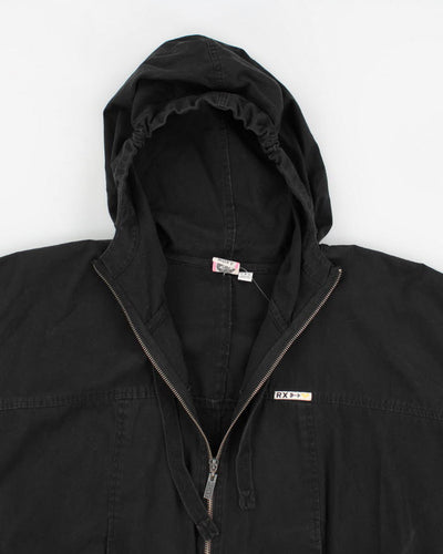 Y2k 00s Roxy Batwing Black Jacket - L