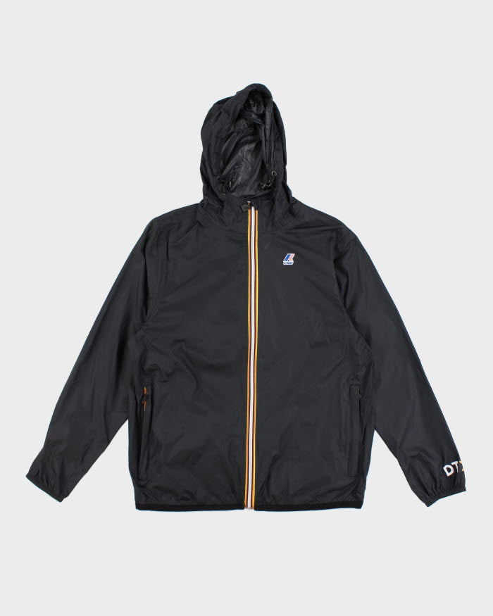 K-Way Black Women's Lightweight Anorak Jacket - L