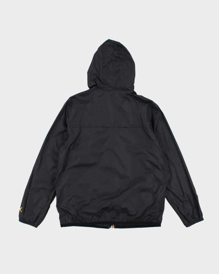 K-Way Black Women's Lightweight Anorak Jacket L