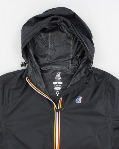 K-Way Black Women's Lightweight Anorak Jacket - L