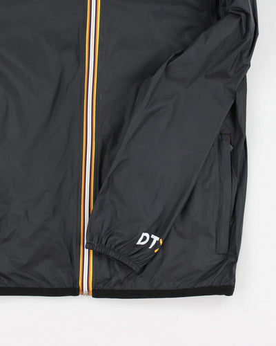 K-Way Black Women's Lightweight Anorak Jacket - L