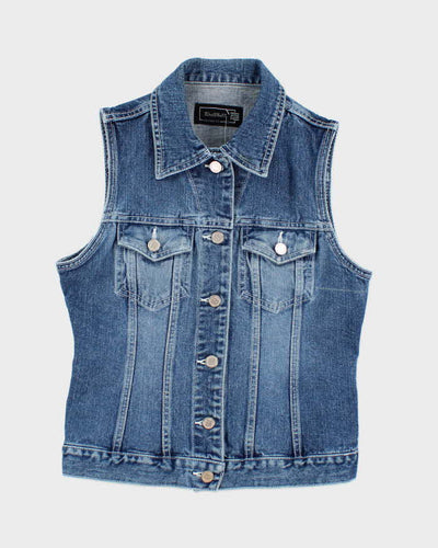 Vintage 90s Jam Bang Sleeveless Denim Jacket - S