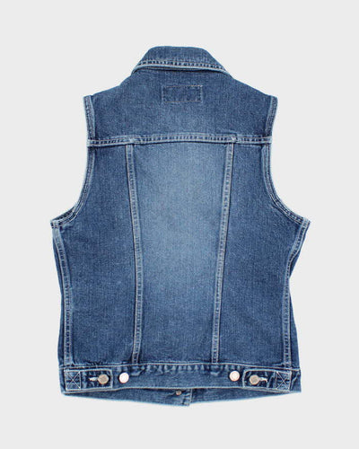 Vintage 90s Jam Bang Sleeveless Denim Jacket - S