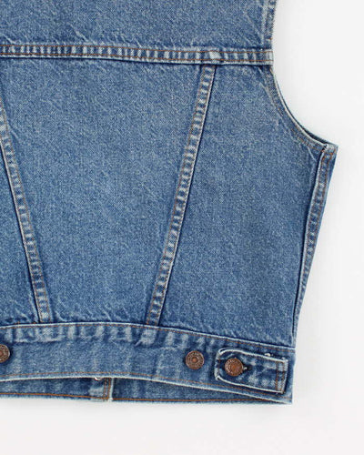Vintage Levi's Orange Tab Sleeveless Denim Jacket - S