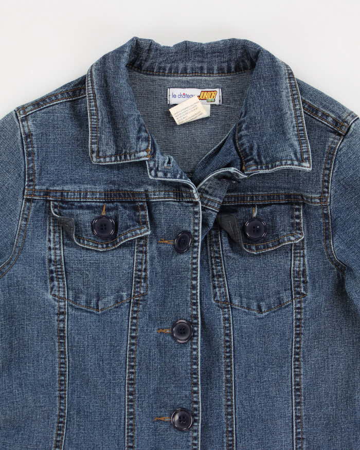 Y2k 00s Le Chateau Denim Jacket - XS